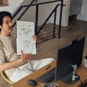 Komputer HP Komputer All in One 24-cr0006nl / 8H5M7EA / Intel i3-13 / 8GB / SSD 512 GB / Intel Xe / FullHD / Win 11 / Biały 6