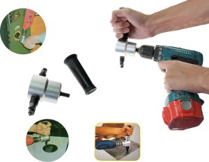 Verk Przystawka do cięcia blachy nożyce na wiertarkę Przystawka do cięcia blachy nożyce na wiertarkę 8