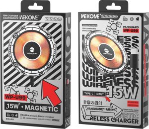 Ładowarka Wekome WEKOME WP-U99 Vanguard Series - Ładowarka indukcyjna MagSafe 15W (Czarny) 2