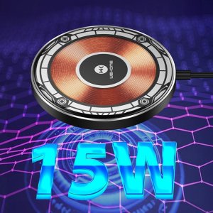 Ładowarka Wekome WEKOME WP-U99 Vanguard Series - Ładowarka indukcyjna MagSafe 15W (Czarny) 6