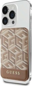 Guess Guess Wallet Card Slot GUWMSHGCFSEW MagSafe GCube stripe brązowy/brown 1