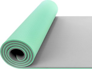 4fizjo Mata do ćwiczeń TPE 10mm miętowo/szara Mata do ćwiczeń TPE 10mm miętowo/szara 6