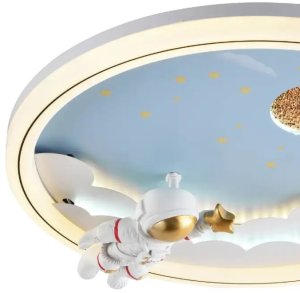 Lampa sufitowa Zumaline Zuma Line Focus MX4020-1-DWD plafon lampa sufitowa designerski koło 1x42W LED 3000K/5700K biały/multikolor 2