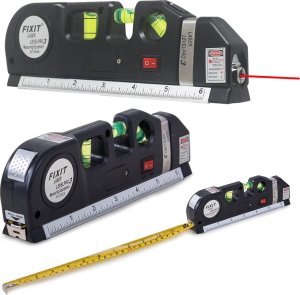 Verk Poziomica laserowa z miarką 250cm miara laser cale Poziomica laserowa z miarką 250cm miara laser cale 1