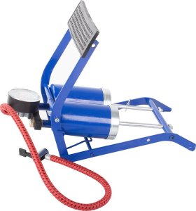 Verk Pompka nożna samochodowa dwa tłoki rower końcówki Pompka nożna samochodowa dwa tłoki rower końcówki 3