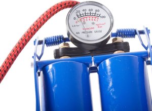 Verk Pompka nożna samochodowa dwa tłoki rower końcówki Pompka nożna samochodowa dwa tłoki rower końcówki 7