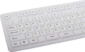 Klawiatura Verk Klawiatura silikonowa gumowa biała usb numeryczna Klawiatura silikonowa gumowa biała usb numeryczna 3