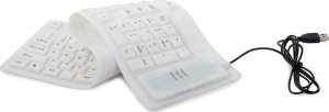 Klawiatura Verk Klawiatura silikonowa gumowa biała usb numeryczna Klawiatura silikonowa gumowa biała usb numeryczna 5