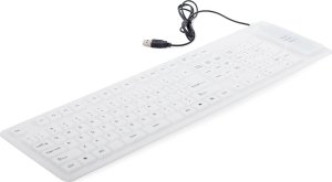 Klawiatura Verk Klawiatura silikonowa gumowa biała usb numeryczna Klawiatura silikonowa gumowa biała usb numeryczna 8