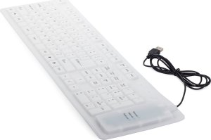 Klawiatura Verk Klawiatura silikonowa gumowa biała usb numeryczna Klawiatura silikonowa gumowa biała usb numeryczna 9