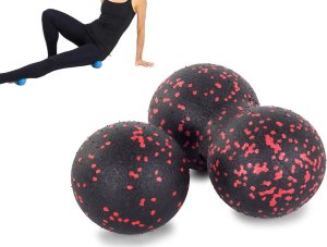 Verk Piłka do masażu wałek roller do ćwiczeń + podwójna Piłka do masażu wałek roller do ćwiczeń + podwójna 11