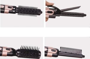 Suszarko-lokówka Verk Suszarka lokówka do włosów szczotka zestaw 4w1 Suszarka lokówka do włosów szczotka zestaw 4w1 6