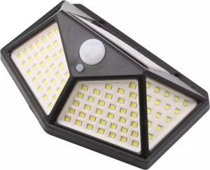 Naświetlacz Verk Lampa solarna 100 led z czujnikiem zmierzchu ruchu Lampa solarna 100 led z czujnikiem zmierzchu ruchu 4