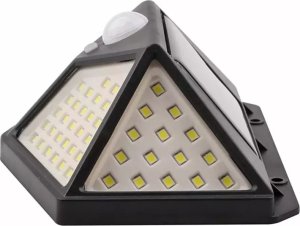 Naświetlacz Verk Lampa solarna 100 led z czujnikiem zmierzchu ruchu Lampa solarna 100 led z czujnikiem zmierzchu ruchu 5