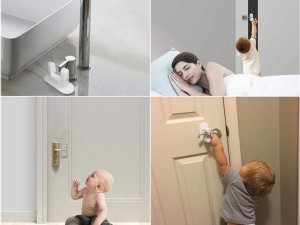 Verk Blokada zabezpieczenie do klamki drzwi okna 2 szt Blokada zabezpieczenie do klamki drzwi okna 2 szt 4