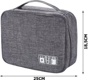 Verk Organizer podróżny torba etui na ładowarki i kable Organizer podróżny torba etui na ładowarki i kable 2