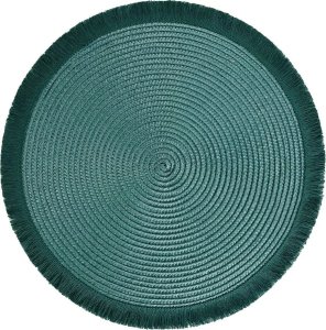 Dajar Mata na stół okrągła 38 cm Hawai ciemnozielona 1