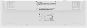 Klawiatura AQIRYS Mira White Outemu Red (AQI-GA-KB-7) 12