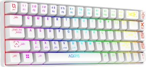 Klawiatura AQIRYS Mira White Outemu Red (AQI-GA-KB-7) 3