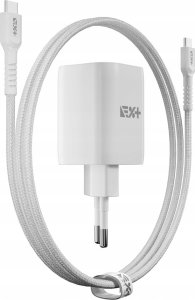 Ładowarka NEXT ONE NEXT ONE Ładowarka sieciowa Fast 35W GaN 2xUSB-C z kablem USB-C white 2
