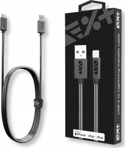 Kabel USB NEXT ONE USB-A - Lightning 1 m Szary (NEX-CO-CL-2) 1