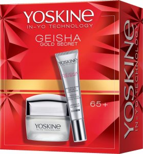 Yoskine Geisha Gold Secret 65+ krem przeciwzmarszczkowy 50ml + Geisha krem pod oczy i na powieki 15ml 1