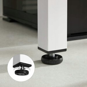 Leobert Stół TESSA 120cm x 60cm - dąb / białe nogi 4