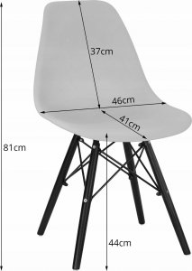 Leobert Krzesło OSAKA zielone / nogi naturalne x 1 2