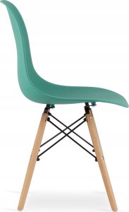 Leobert Krzesło OSAKA zielone / nogi naturalne x 1 4
