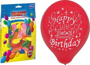 MFP paper Balon M standard 23cm Happy Birthday mix 1