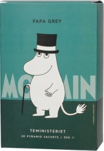 Teministeriet Teministeriet - Moomin Papa Grey - Herbata 20 piramidek 1