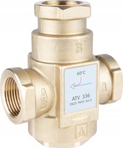 Afriso Zawór temperaturowy ATV 336, DN25, Rp1, kvs 9, 60°C (S) 2