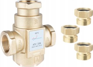 Afriso Zawór temperaturowy ATV 336, DN25, Rp1, kvs 9, 60°C (S) 10