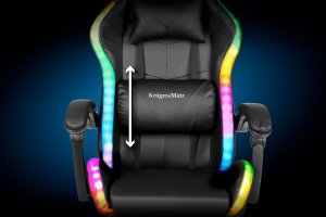 Fotel Kruger&Matz GX-150 Czarny LED 13