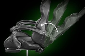 Fotel Kruger&Matz GX-150 Czarny LED 16