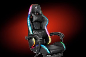 Fotel Kruger&Matz GX-150 Czarny LED 18