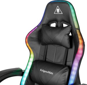 Fotel Kruger&Matz GX-150 Czarny LED 8