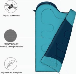 Nils Extreme Śpiwór typu Mumia NC2008 niebieski r. L (15-04-119) 3