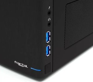 Obudowa Fractal Design Fractal Design | NODE 304 | 2 - USB 3.0 (Internal 3.0 to 2.0 adapter included)1 - 3.5mm audio in (microphone)1 - 3.5mm audio out (headphone)Power button with LEDHDD LED | Juodas | Power supply included No 19