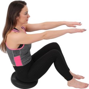 ENERO FIT DYSK PODUSZKA SENSOMOTORYCZNA Z POMPKĄ 33CM RÓŻOWY ENERO FIT 12