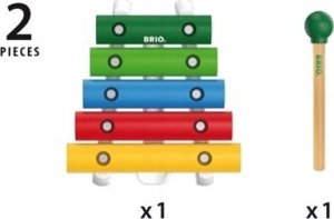 Brio Musical Xylophone, Toy musical instrument, Xylophone, 1.5 yr(s), 170 g, Multicolour 2