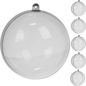 Ruhhy Bombki przezroczyste 10cm- zestaw 5szt Ruhhy 22276 1