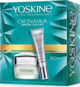 Alkotest YOSKINE_SET Okinawa Green Caviar krem wypełniający zmarszczki na dzień i noc 60+ 50ml + przeciwzmarszczkowy krem pod oczy 15ml 1