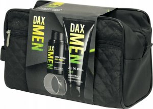 Alkotest DAX_SET Men żel do mycia 3w1 180ml + kojacy balsam po goleniu 100ml + kosmetyczka 1