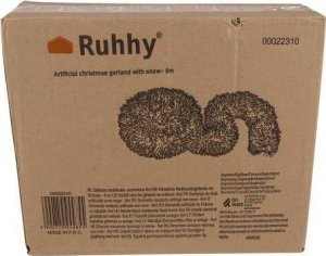 Dekoracja świąteczna Ruhhy Girlanda choinkowa- oszroniona 6m (22310) 11