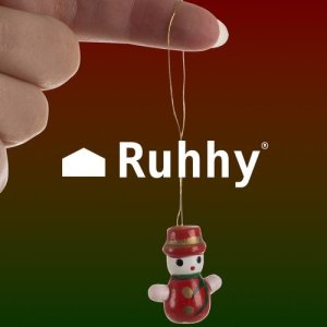 Ruhhy Drewniane zawieszki na choinkę 30 szt. 3