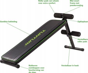 Tunturi Atsilenkimų suoliukas TUNTURI AB20 4