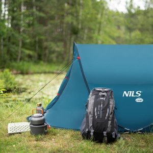 Namiot turystyczny Nils Extreme NC3743 NAMIOT KEMPINGOWY SAMOROZKŁADAJĄCY NIEBIESKI NILS CAMP 13