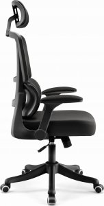 Krzesło biurowe Inne Fotel biurowy obrotowy Hell's Chair HC-1011 Czarny tkanina 12