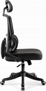 Krzesło biurowe Inne Fotel biurowy obrotowy Hell's Chair HC-1011 Czarny tkanina 5